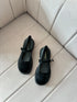 Women Solid Color Buckle Mary Jane Shoes
